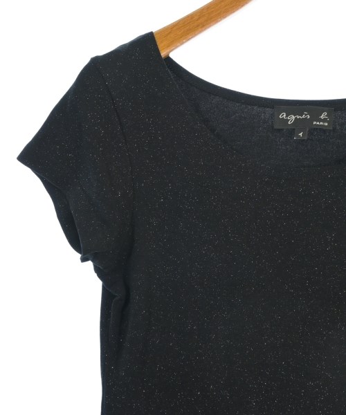 Agnes b.（アニエスベー）Tシャツ・カットソー 黒 サイズ:1(S位) レディース/2200711843134