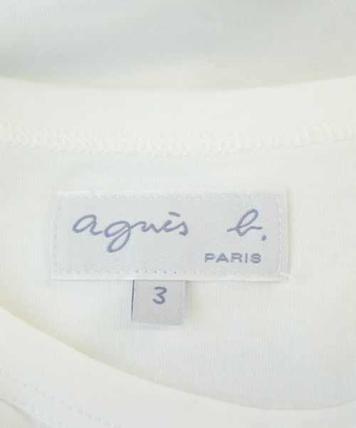 Agnes b.（アニエスベー）Tシャツ・カットソー 白 サイズ:3(L位) レディース/2200715139172
