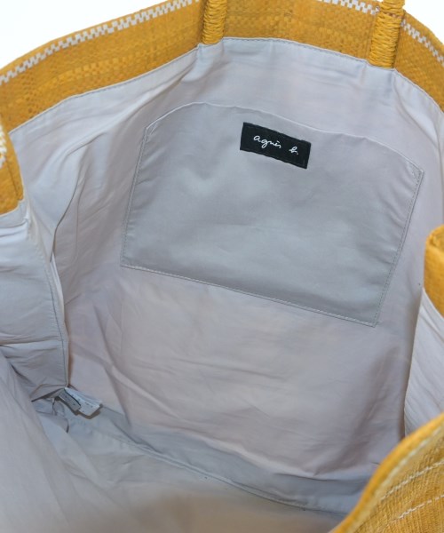 Agnes b.（アニエスベー）かごバッグ 黄 サイズ:- レディース/2200622037141