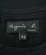 Agnes b.（アニエスベー）Tシャツ・カットソー 黒 サイズ:3(L位) レディース/2200638430189