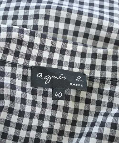 Agnes b.（アニエスベー）シャツワンピース 黒 サイズ:40(M位) レディース/2200636386099