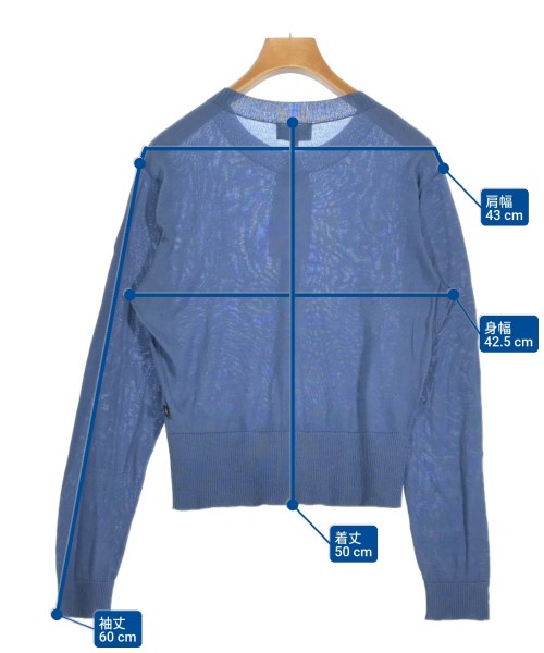 Agnes b.（アニエスベー）カーディガン 青 サイズ:1(S位) レディース/2200647819029