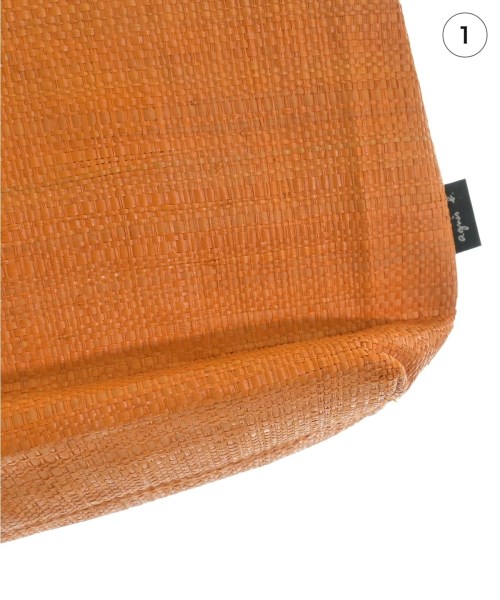 Agnes b.（アニエスベー）かごバッグ オレンジ サイズ:- レディース/2200635013057