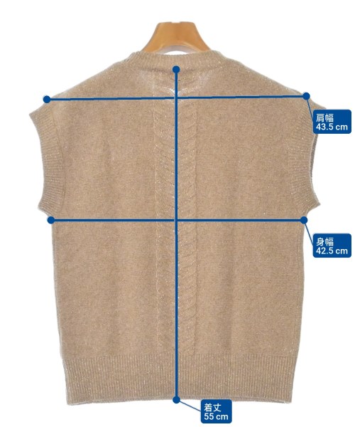 Agnes b.（アニエスベー）ベスト ベージュ サイズ:1(S位) レディース/2200637193245