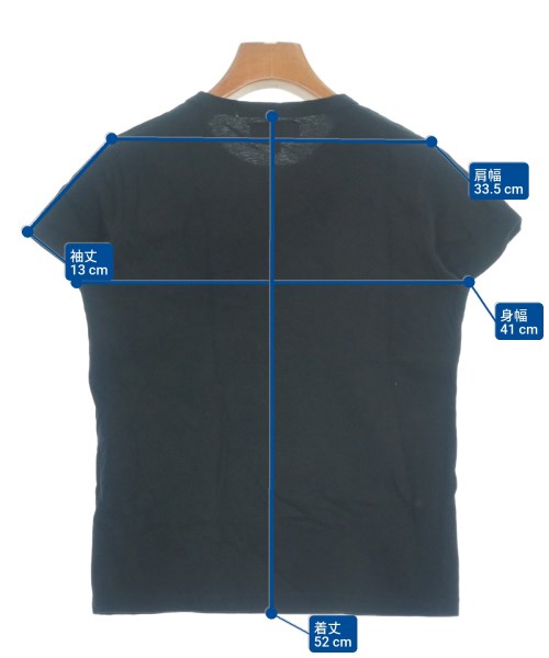 Agnes b.（アニエスベー）Tシャツ・カットソー 黒 サイズ:1(S位) レディース/2200641491016