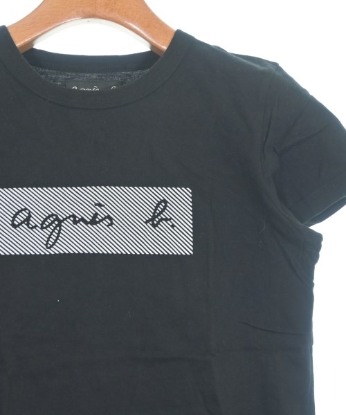 Agnes b.（アニエスベー）Tシャツ・カットソー 黒 サイズ:1(S位) レディース/2200641491023