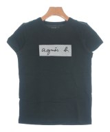 Agnes b.（アニエスベー）Tシャツ・カットソー 黒 サイズ:1(S位) レディース/2200641491023