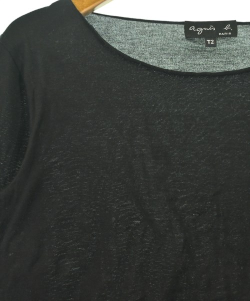 Agnes b.（アニエスベー）Tシャツ・カットソー 黒 サイズ:T2(M位) レディース/2200652183016