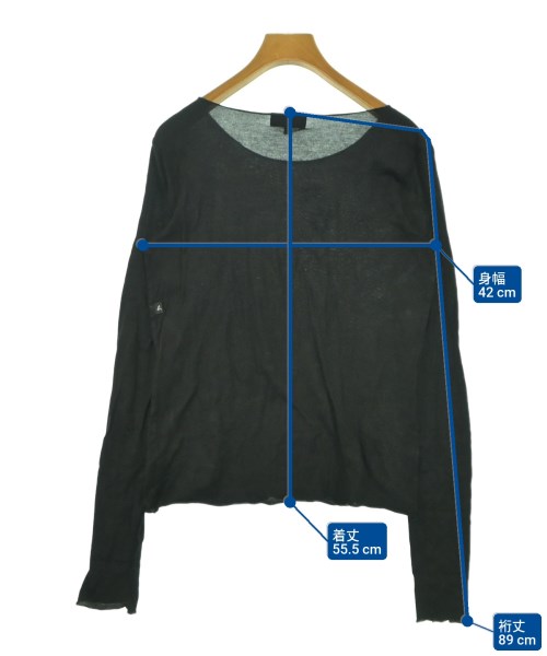 Agnes b.（アニエスベー）Tシャツ・カットソー 黒 サイズ:T2(M位) レディース/2200652183016