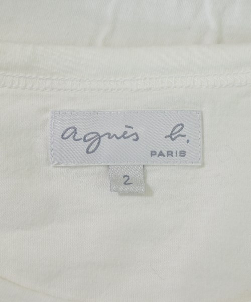 Agnes b.（アニエスベー）Tシャツ・カットソー 白 サイズ:2(M位) レディース/2200615460024