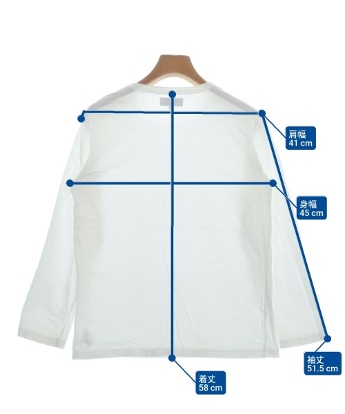 Agnes b.（アニエスベー）Tシャツ・カットソー 白 サイズ:2(M位) レディース/2200615460024