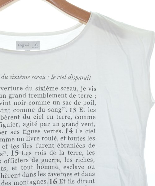 Agnes b.（アニエスベー）ノースリーブ 白 サイズ:3(L位) レディース/2200652293074