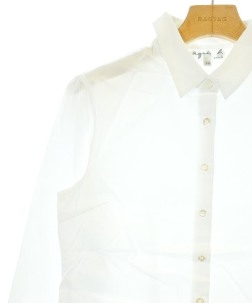 Agnes b.（アニエスベー）カジュアルシャツ 白 サイズ:36(S位) レディース/2200653358017