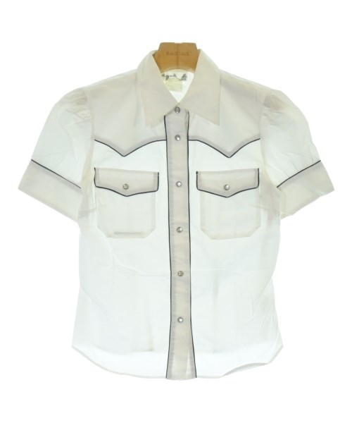 Agnes b.(アニエスベー)カジュアルシャツ 白 サイズ:36(S位)/2200653703053