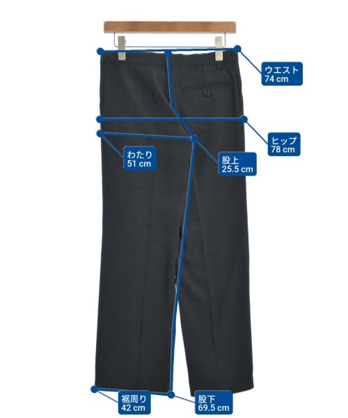 Agnes b.（アニエスベー）スラックス 黒 サイズ:36(S位) レディース/2200654195062