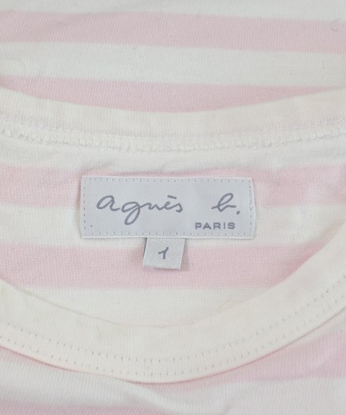 Agnes b.（アニエスベー）Tシャツ・カットソー ピンク サイズ:1(S位) レディース/2200642644046