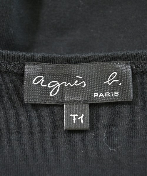 Agnes b.（アニエスベー）Tシャツ・カットソー 黒 サイズ:1(S位) レディース/2200701836023