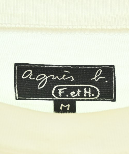 Agnes b.（アニエスベー）Tシャツ・カットソー 白 サイズ:M レディース/2200701264024