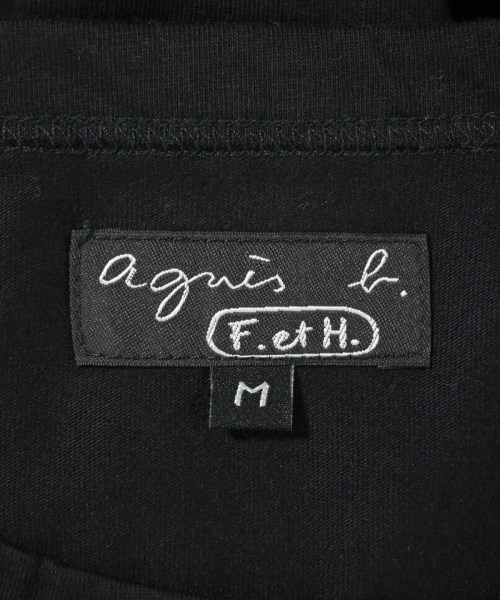 Agnes b.（アニエスベー）Tシャツ・カットソー 黒 サイズ:M レディース/2200701472023