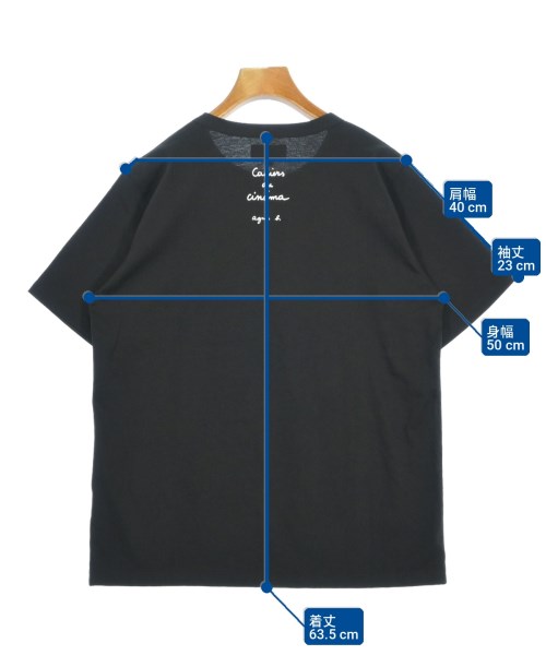 Agnes b.（アニエスベー）Tシャツ・カットソー 黒 サイズ:M レディース/2200701472023