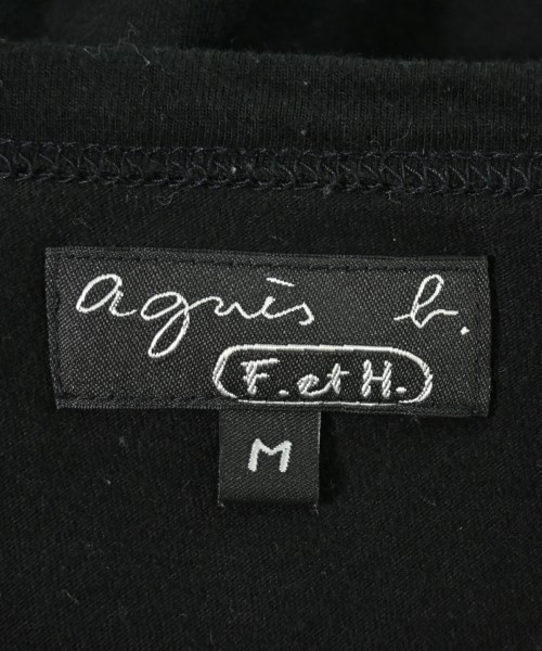 Agnes b.（アニエスベー）Tシャツ・カットソー 黒 サイズ:M レディース/2200702937057