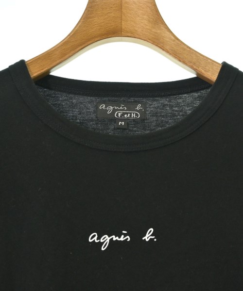 Agnes b.（アニエスベー）Tシャツ・カットソー 黒 サイズ:M レディース/2200702937057