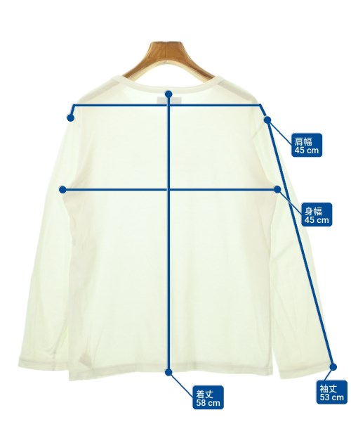 Agnes b.（アニエスベー）Tシャツ・カットソー 白 サイズ:2(M位) レディース/2200698597211