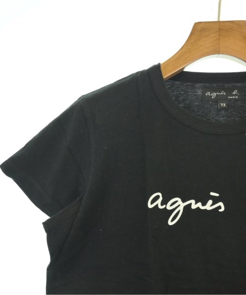 Agnes b.（アニエスベー）Tシャツ・カットソー 黒 サイズ:3(L位) レディース/2200704558144