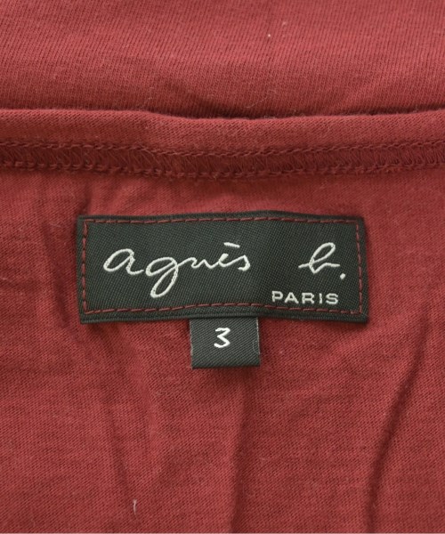 Agnes b.（アニエスベー）Tシャツ・カットソー 赤 サイズ:3(L位) レディース/2200704590175