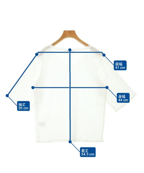 Agnes b.（アニエスベー）Tシャツ・カットソー 白 サイズ:38(M位) レディース/2200704590403