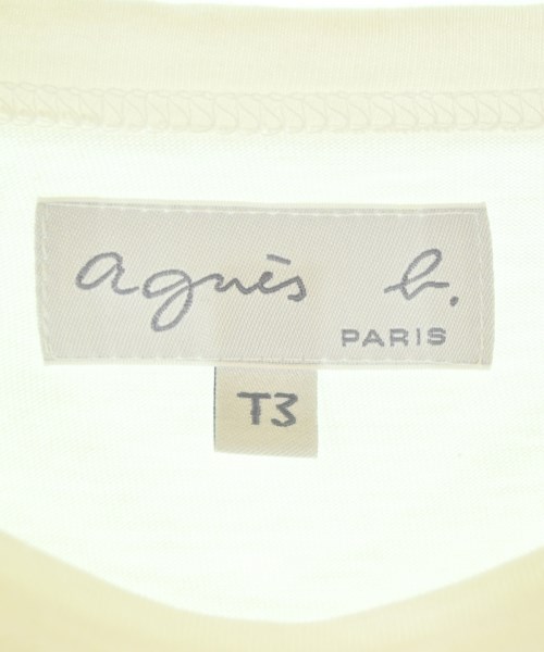 Agnes b.（アニエスベー）Tシャツ・カットソー 白 サイズ:3(L位) レディース/2200705379052