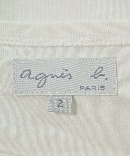 Agnes b.（アニエスベー）Tシャツ・カットソー 白 サイズ:2(M位) レディース/2200700656110