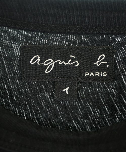 Agnes b.（アニエスベー）Tシャツ・カットソー 黒 サイズ:1(S位) レディース/2200709326090