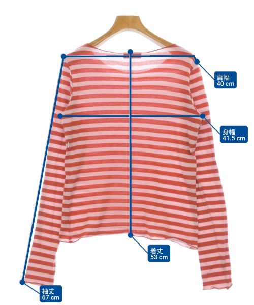 Agnes b.（アニエスベー）Tシャツ・カットソー 赤 サイズ:2(M位) レディース/2200710100115