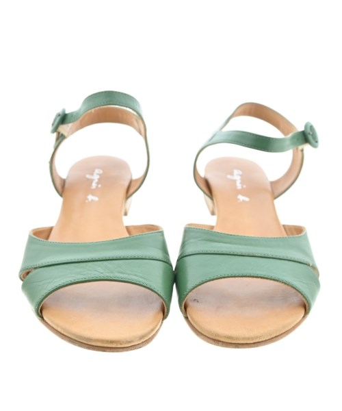 Agnes b.（アニエスベー）サンダル 緑 サイズ:EU39(25.5cm位) レディース/2200665366079