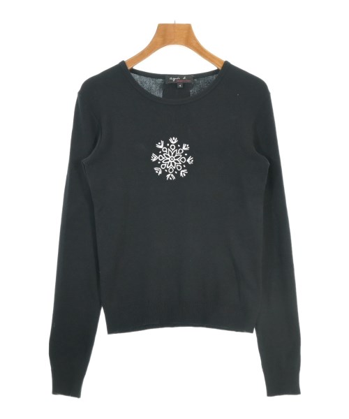 Agnes b.(アニエスベー)ニット・セーター 黒 サイズ:1(S位)/2200667885011