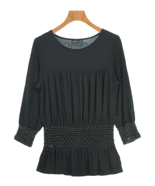 Agnes b.(アニエスベー)Tシャツ・カットソー 黒 サイズ:1(S位)/2200667885028