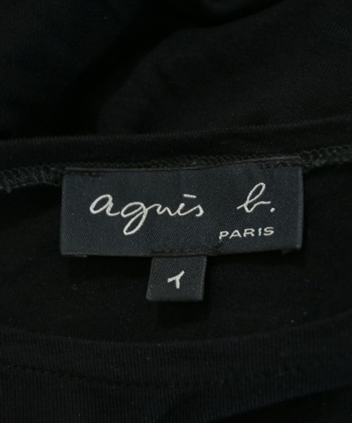 Agnes b.（アニエスベー）Tシャツ・カットソー 黒 サイズ:1(S位) レディース/2200667885028