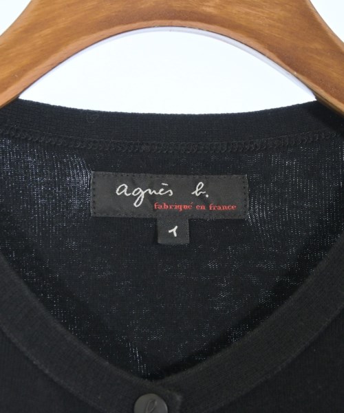 Agnes b.（アニエスベー）カーディガン 黒 サイズ:1(S位) レディース/2200667885059