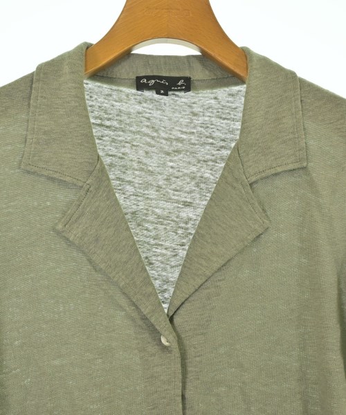Agnes b.（アニエスベー）カジュアルシャツ カーキ サイズ:2(M位) レディース/2200669589054