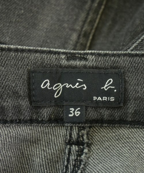 Agnes b.（アニエスベー）デニムパンツ 黒 サイズ:36(S位) レディース/2200670245017