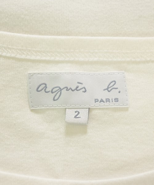 Agnes b.（アニエスベー）Tシャツ・カットソー 白 サイズ:2(M位) レディース/2200665653070
