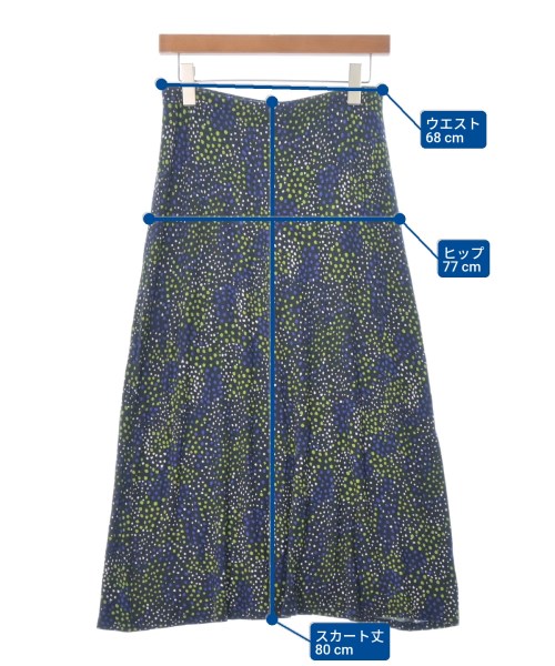 Agnes b.（アニエスベー）ロング・マキシ丈スカート 紺 サイズ:2(M位) レディース/2200671074043