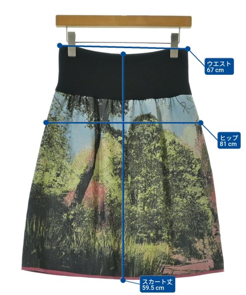 Agnes b.（アニエスベー）ひざ丈スカート その他（柄物・カラフル） サイズ:2(M位) レディース/2200671074050