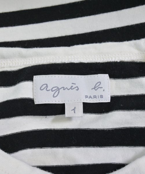 Agnes b.（アニエスベー）Tシャツ・カットソー 黒 サイズ:1(S位) レディース/2200725507138