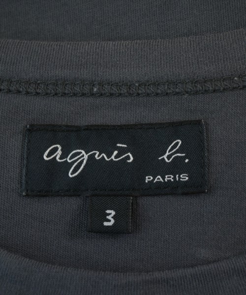Agnes b.（アニエスベー）Tシャツ・カットソー グレー サイズ:3(L位) レディース/2200733972010