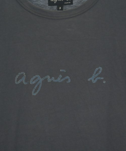 Agnes b.（アニエスベー）Tシャツ・カットソー グレー サイズ:3(L位) レディース/2200733972010