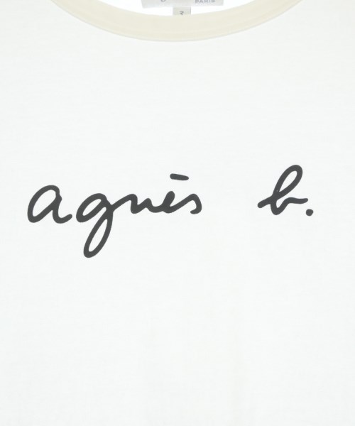 Agnes b.（アニエスベー）Tシャツ・カットソー 白 サイズ:3(L位) レディース/2200733972027