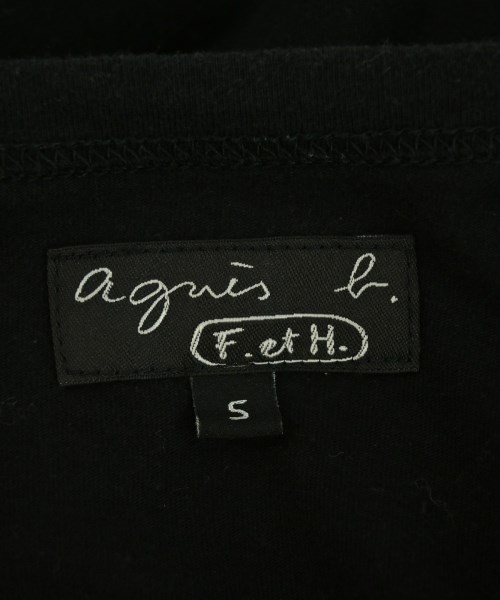 Agnes b.（アニエスベー）Tシャツ・カットソー 黒 サイズ:S レディース/2200726121036