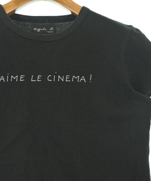 Agnes b.（アニエスベー）Tシャツ・カットソー 黒 サイズ:3(L位) レディース/2200727255174